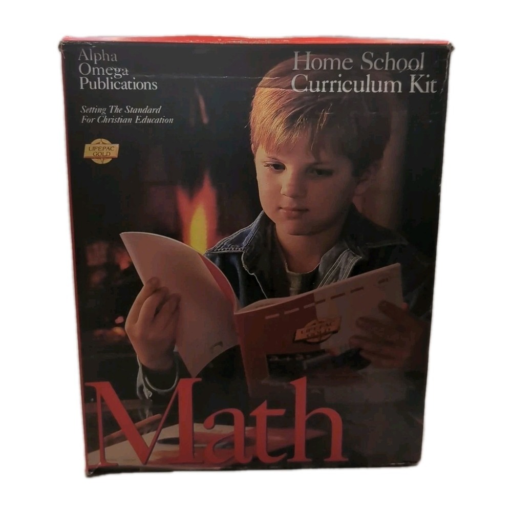 Math Home School Curriculum Kit Alpha And Omega Publications Christian Education